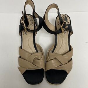 Royu Madora wedge shoes Black/nude size 10M